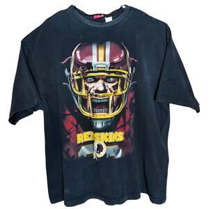 Vintage Washington Redskins NFL Apparel Men's Football T-Shirt Black Sz 3XTall